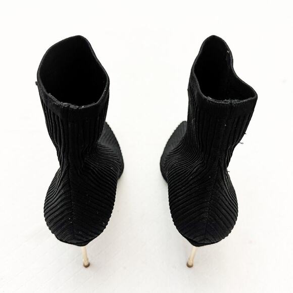 Kurt Geiger London Black Sock Boot Barbican Drench Stiletto Bootie Size 40 - Picture 2 of 8